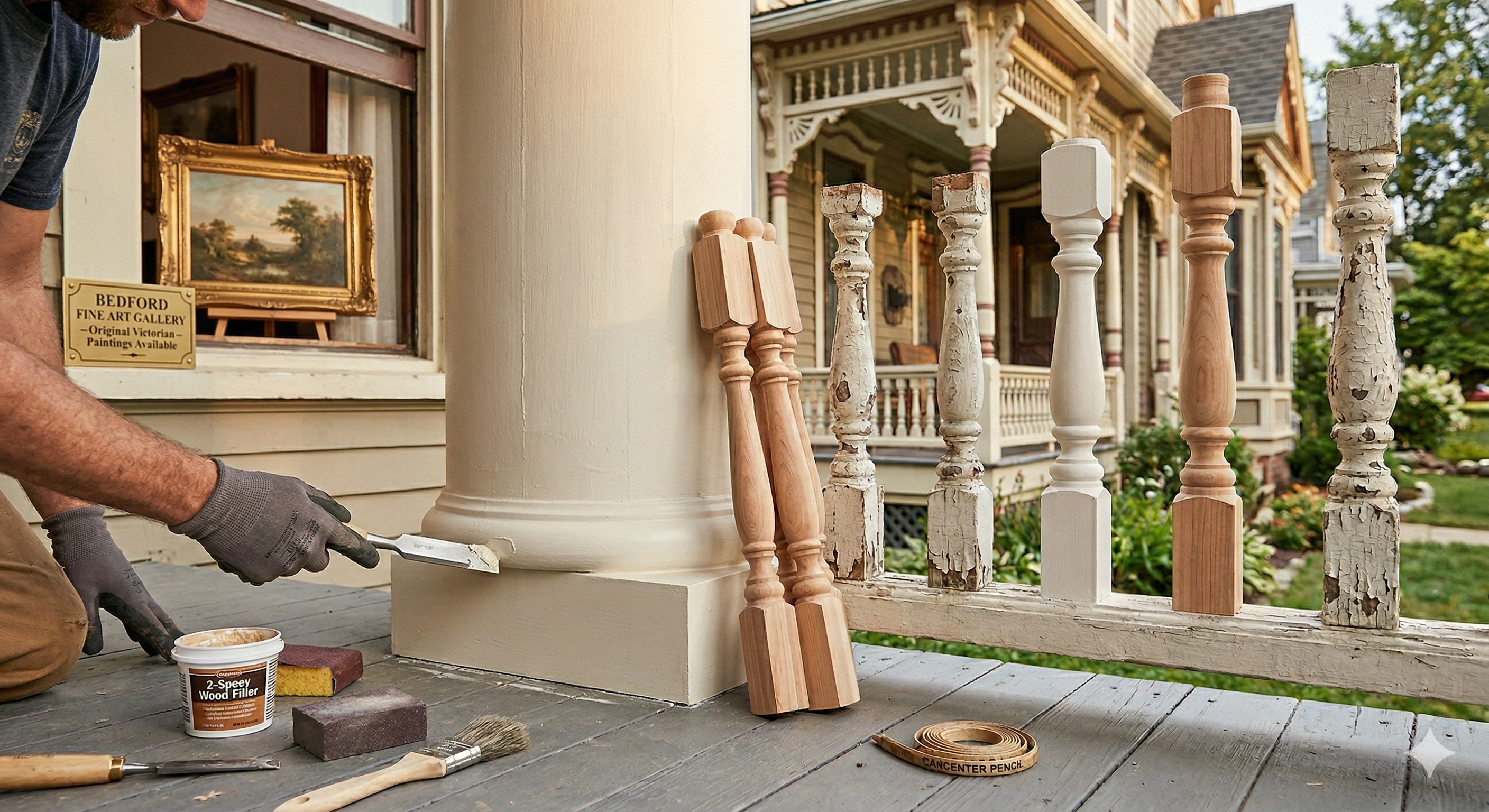 The Victorian Front Porch: Repairing Rot and Restoring Spindles