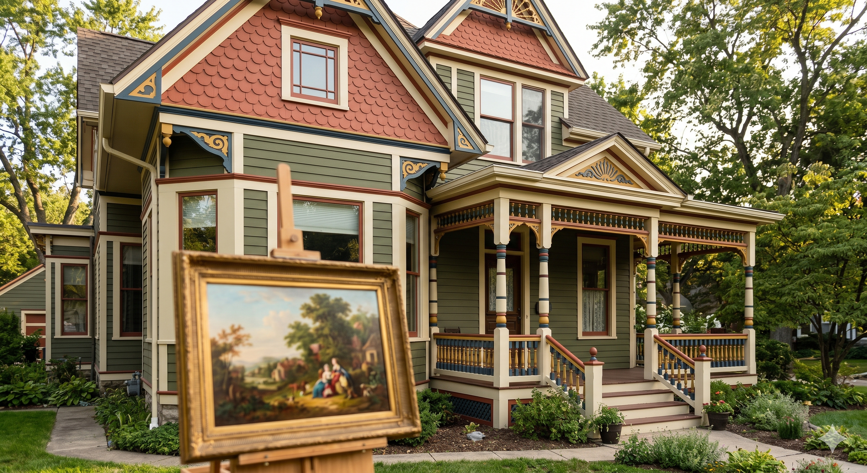 The "Painted Lady": Research-Backed Strategies for Exterior Multi-Color Paint Jobs