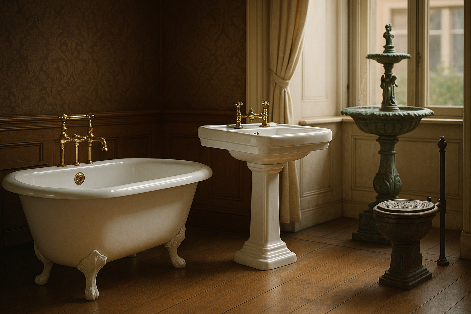 J. L. Mott Iron Works - Victorian Era Bathroom, Kitchen, and Outdoor Fixtures