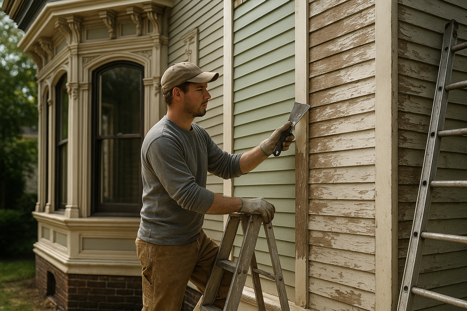 Victorian siding restoration