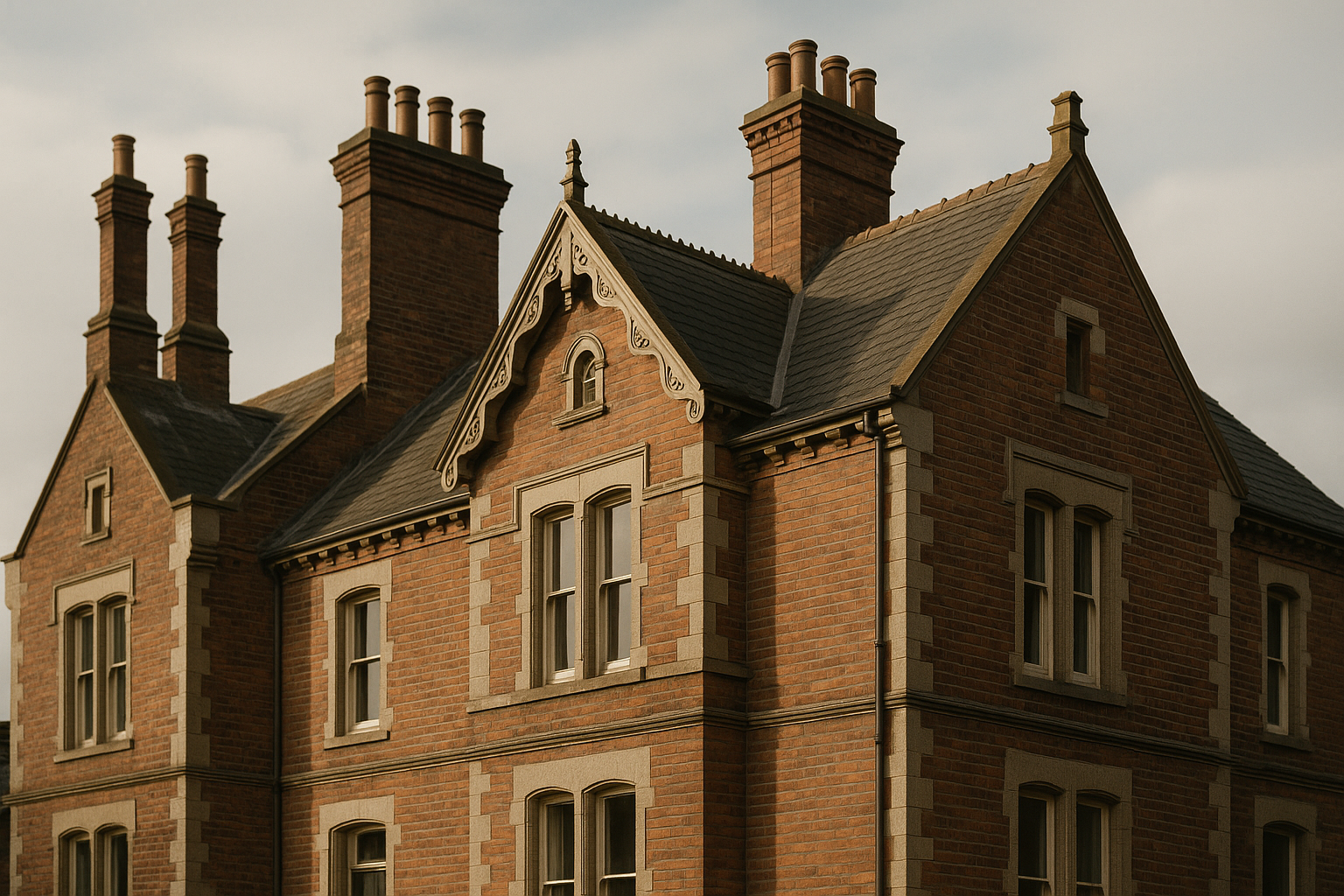 Victorian Home Walls and Chimneys: A Look Into the Architecture of the Past