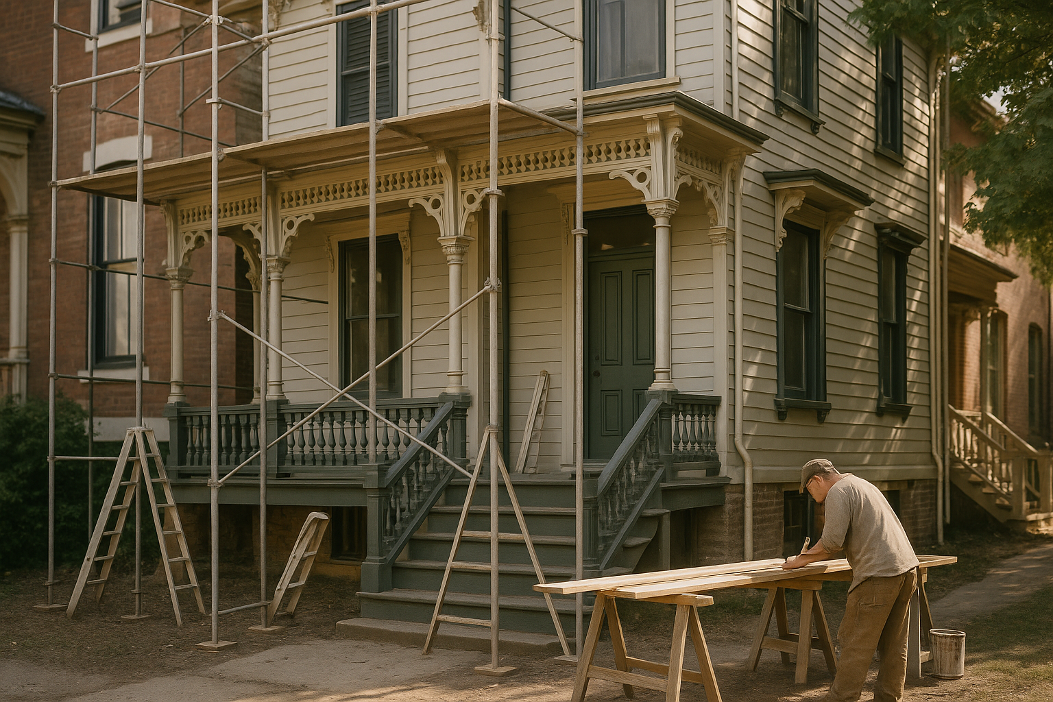 Restoring a Victorian Home in a Historic District